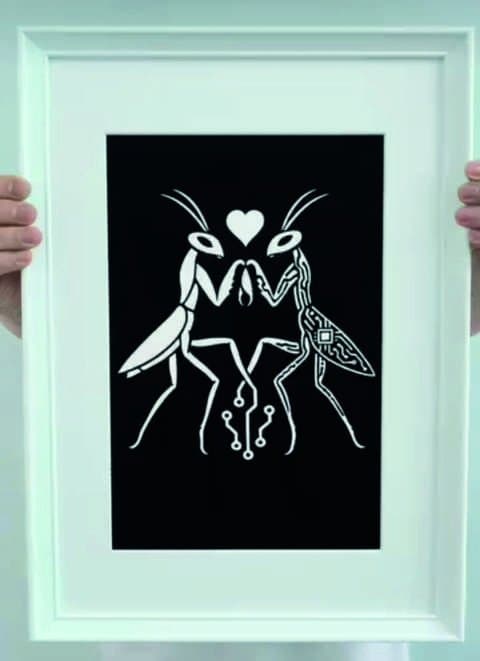 Cuadro Mantis de Chapinero Mutantex