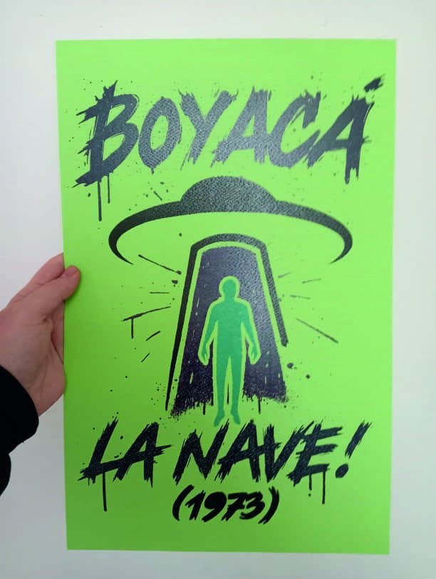 Print Boyacá, La Nave (1973) de Chapinero Mutantex