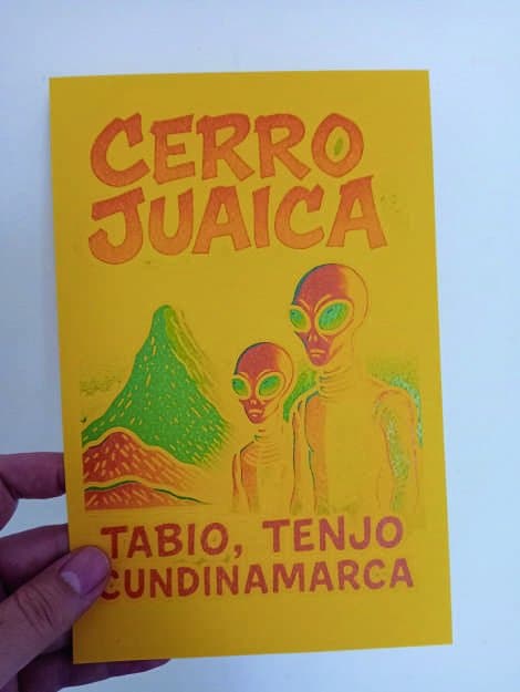Print Cerro Juaica, alienígenas de Chapinero Mutantex
